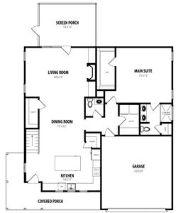New construction Single-Family house 1128 Mudham Rd, Wendell, NC 27591 plan Macon - image