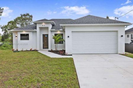 New construction Single-Family house 812 Homestead Rd S, Lehigh Acres, FL 33974 - image