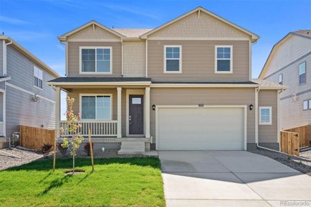 New construction Single-Family house 3337 Belleville Ridge Rd, Elizabeth, CO 80107 PENDLETON- photo 0