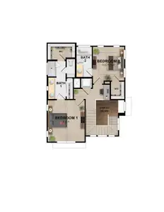 New construction Condo house 2414 Drew Ln, Unit 5, Austin, TX 78748 plan The Windsor - image 3