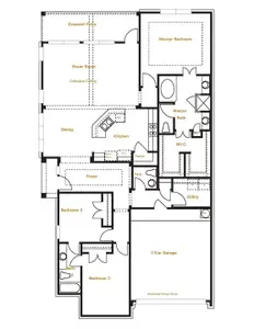 New construction Single-Family house 1555 Worsham Pass, San Antonio, TX 78260 plan Genova - image