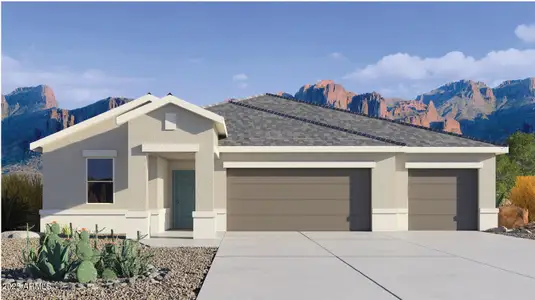 New construction Single-Family house 1523 E Glazier Dr, Casa Grande, AZ 85122 plan Courtland - image