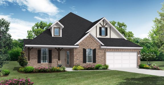 New construction Single-Family house 4710 Mulberry Shrubs Ln, Manvel, TX 77578 plan Nederland II 60' Homesites - image