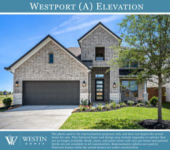 New construction Single-Family house 18823 Peony Manor Ln, Hockley, TX 77447 plan The Westport - image