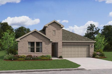 New construction Single-Family house 244 Ice Shore Trail, Dayton, TX 77535 Passionflower II- photo 0