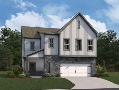 New construction Single-Family house 147 S. Harvest Ridge Way, Clayton, NC 27520 Collins Homeplan- photo 0