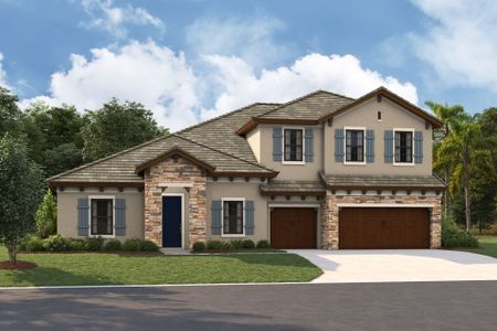 New construction Single-Family house 35072 Big Hawk Dr, Zephyrhills, FL 33541 plan Key West II - image