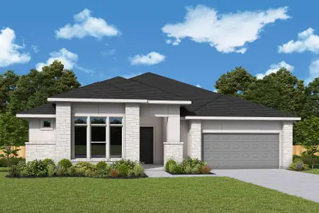 New construction Single-Family house 123 Puppy Dog Pass, San Marcos, TX 78666 plan The Flower Mound - image