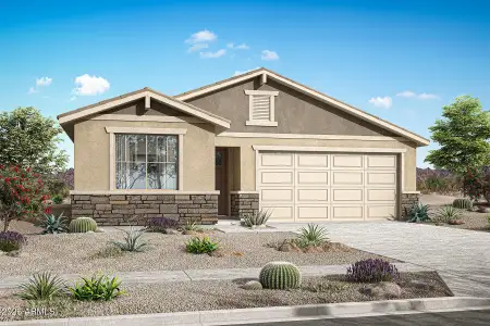 New construction Single-Family house 1948 E Gordal Dr, San Tan Valley, AZ 85140 plan Sepia - image