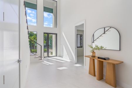 Large open airy foyer