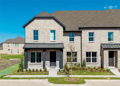 New construction Townhouse house 1014 Splitrock Dr, Allen, TX 75013 plan Martin - image