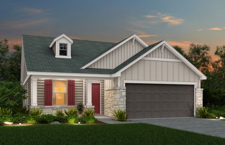 New construction Single-Family house 841 Heartseed Ave, New Braunfels, TX 78130 Independence- photo 0