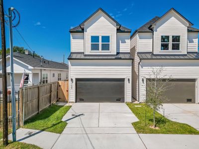 New construction Single-Family house 123 Amundsen St, Unit A, Houston, TX 77009 - image