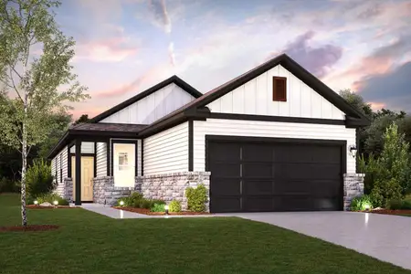New construction Single-Family house 1201 Lavender Wy, Georgetown, TX 78628 plan Fresno - image