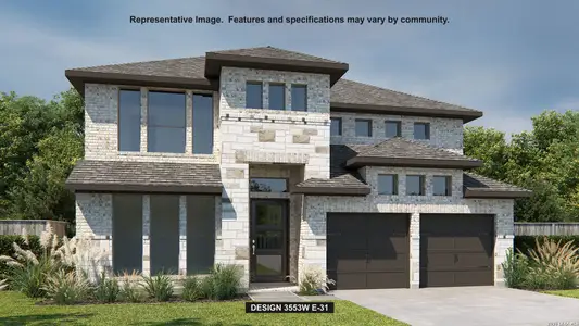 New construction Single-Family house 2955 Eagle Rise, San Antonio, TX 78245 plan 3553W - image