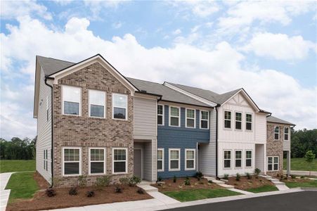 New construction Townhouse house 2104 Stillhaven Pl, Douglasville, GA 30135 Calliope- photo 0