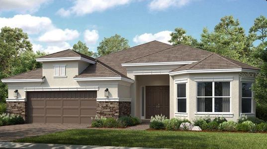 New construction Single-Family house 29606 Imperati Blvd, Wesley Chapel, FL 33543 plan Pallazio - image