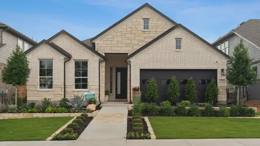 New construction Single-Family house 128 Lady Fern Dr, Georgetown, TX 78633 plan Barron - image