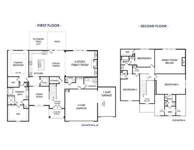 New construction Single-Family house 1500 Willowbend Pl, Monroe, GA 30655 plan (GA) Woodmont A 3 Front Entry - image