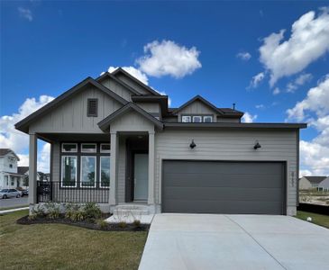 New construction Single-Family house 8751 Wellspring Loop, Round Rock, TX 78665 Plan D- photo 0 0