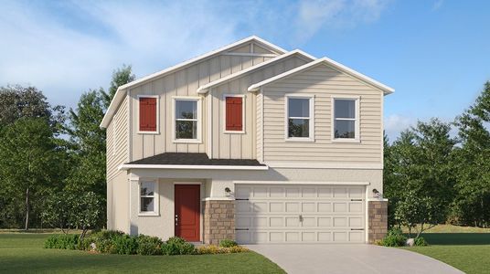 New construction Single-Family house 3926 Amers Lp, Haines City, FL 33844 plan Edison - image