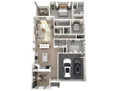 New construction Single-Family house 674 Florida Fern Ave, Howey-in-the-Hills, FL 34737 plan Delray - image
