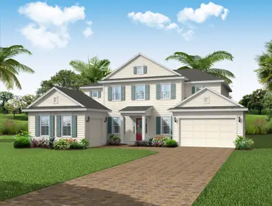 New construction Single-Family house 76 Courtney Manor Ct, St. Augustine, FL 32092 plan Seaside - image