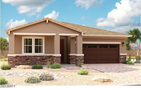 New construction Single-Family house 21576 N Belt Drive, Maricopa, AZ 85138 - photo 0