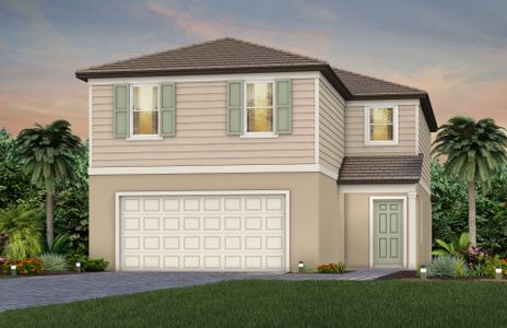 New construction Single-Family house 10242 Cross River Trl, Parrish, FL 34219 plan Talon - image