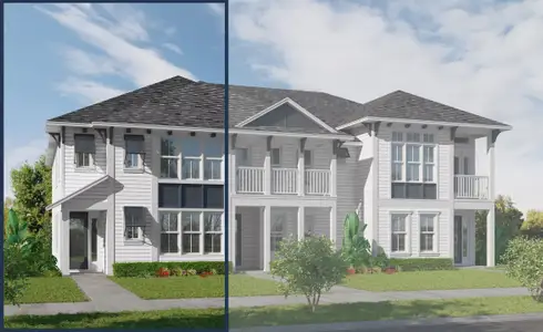 New construction Townhouse house 473 Crestview Dr, Ponte Vedra, FL 32081 plan Bartram - B - image