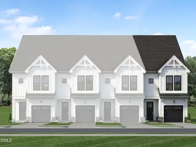 New construction Townhouse house 610 Cable Ct, Apex, NC 27502 plan Harrington End Unit - image