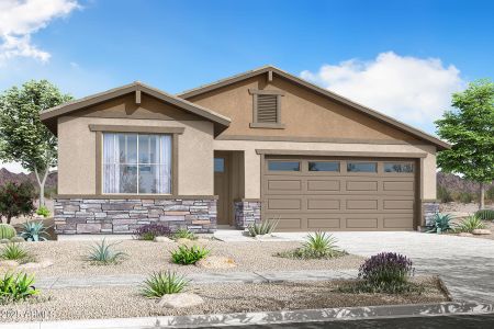 New construction Single-Family house 3817 S 241St Ln, Buckeye, AZ 85326 plan Sepia - image