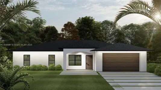 New construction Single-Family house 617 Chavers, Lehigh Acres, FL 33974 - image