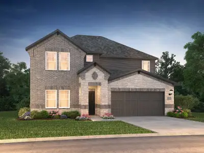 New construction Single-Family house 3252 Mint Springs St, Saginaw, TX 76179 plan The Woodside - image