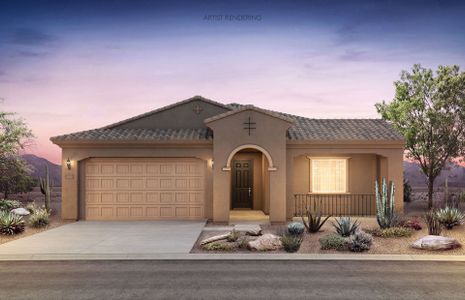 New construction Single-Family house 13814 W Whisper Rock Trl, Peoria, AZ 85383 plan Gardengate - image