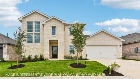 New construction Single-Family house 2140 Ghost Rider Ct, Leander, TX 78641 plan The Lancaster - image