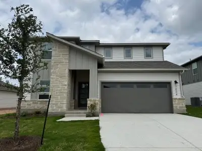 New construction Single-Family house 17005 Lomond Wy, Pflugerville, TX 78660 plan The Woodside (456) - image