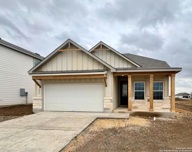 New construction Single-Family house 7006 Lower View, San Antonio, TX 78252 Livingston Homeplan- photo 0