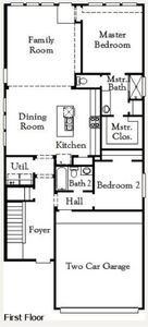 1st Floor Diagram