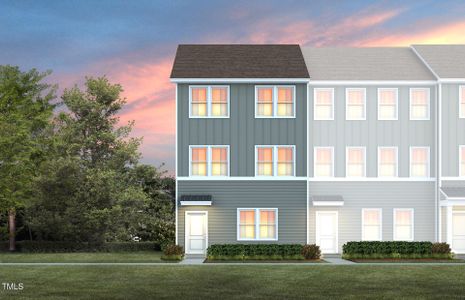 New construction Townhouse house 7238 Morris Acres Rd, Apex, NC 27523 plan Nolen - image