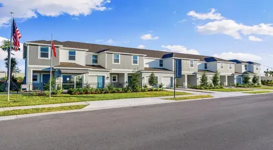 New construction Townhouse house 3137 Novara Ln, Bradenton, FL 34212 plan Marigold - image