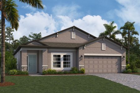 New construction Single-Family house 7571 Painted Sky Place, Land O' Lks, Land O' Lakes, FL 34637 plan Newport II - image 12