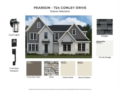 New construction Single-Family house 724 Conley Dr, Canton, GA 30115 plan Pearson - image