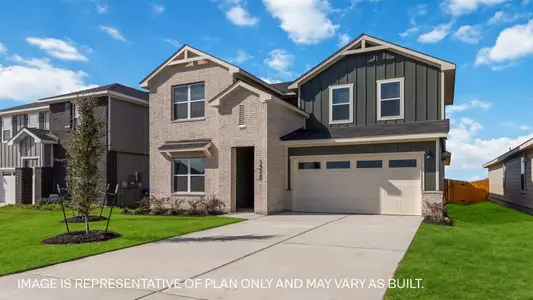New construction Single-Family house 14904 Frog Pond Cv, Del Valle, TX 78617 plan The Ozark - image