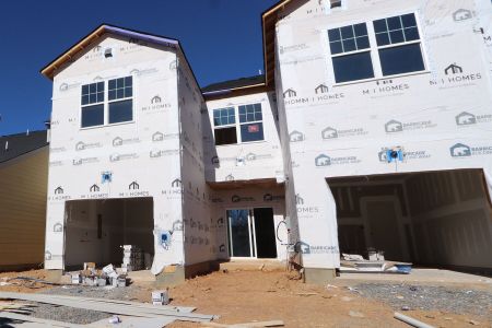 New construction Townhouse house 3197 Mission Olive Pl, New Hill, NC 27562 Hazelnut - Townhome Series- photo 32 32