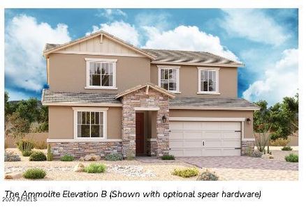 New construction Single-Family house 40428 W Wade Drive, Maricopa, AZ 85138 Ammolite- photo 0