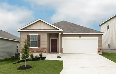 New construction Single-Family house 402 Sunlight Lake Blvd, Hutto, TX 78634 plan Moonbeam - image