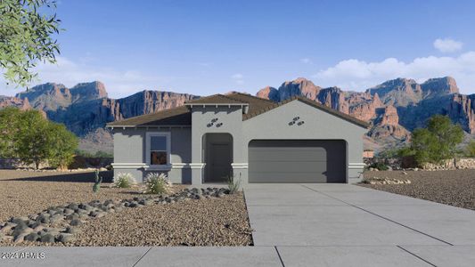 New construction Single-Family house 5787 E Swift Place, San Tan Valley, AZ 85140 The Cali- photo 0