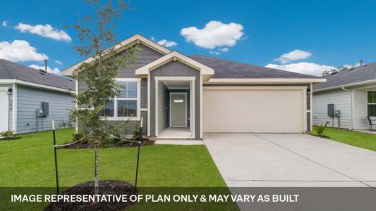 New construction Single-Family house 395 San Juan Trl, Bastrop, TX 78602 plan The Easton - image
