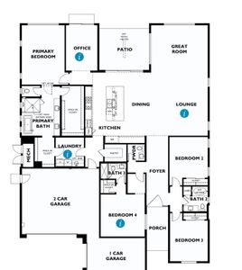 New construction Single-Family house 2356 E Sagittarius Pl, Chandler, AZ 85249 plan Plan 6002 - image